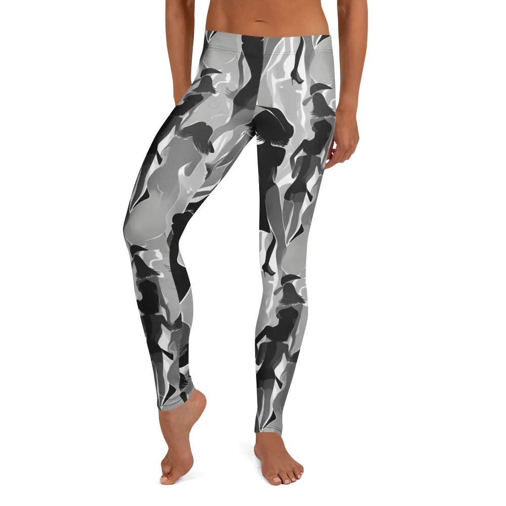 Noir Silhouette on Leggings — Front