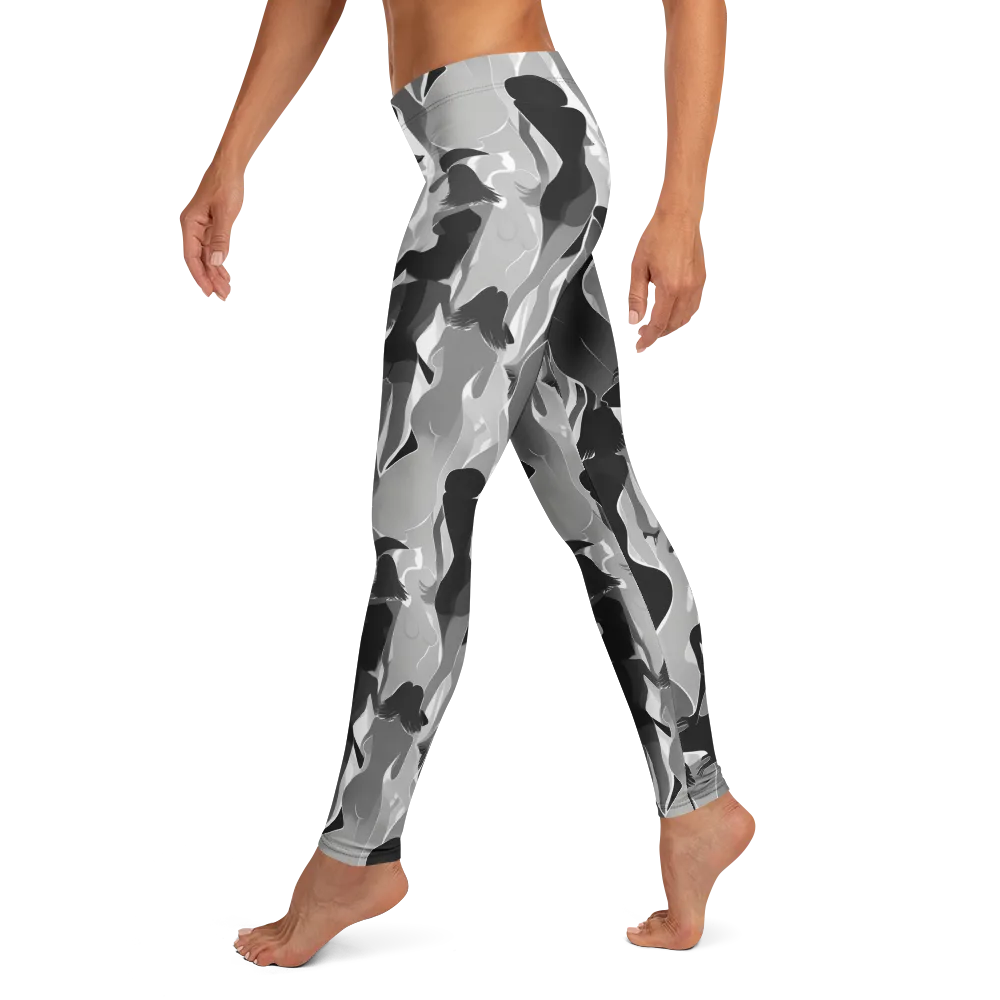Noir Silhouette on Leggings — Left