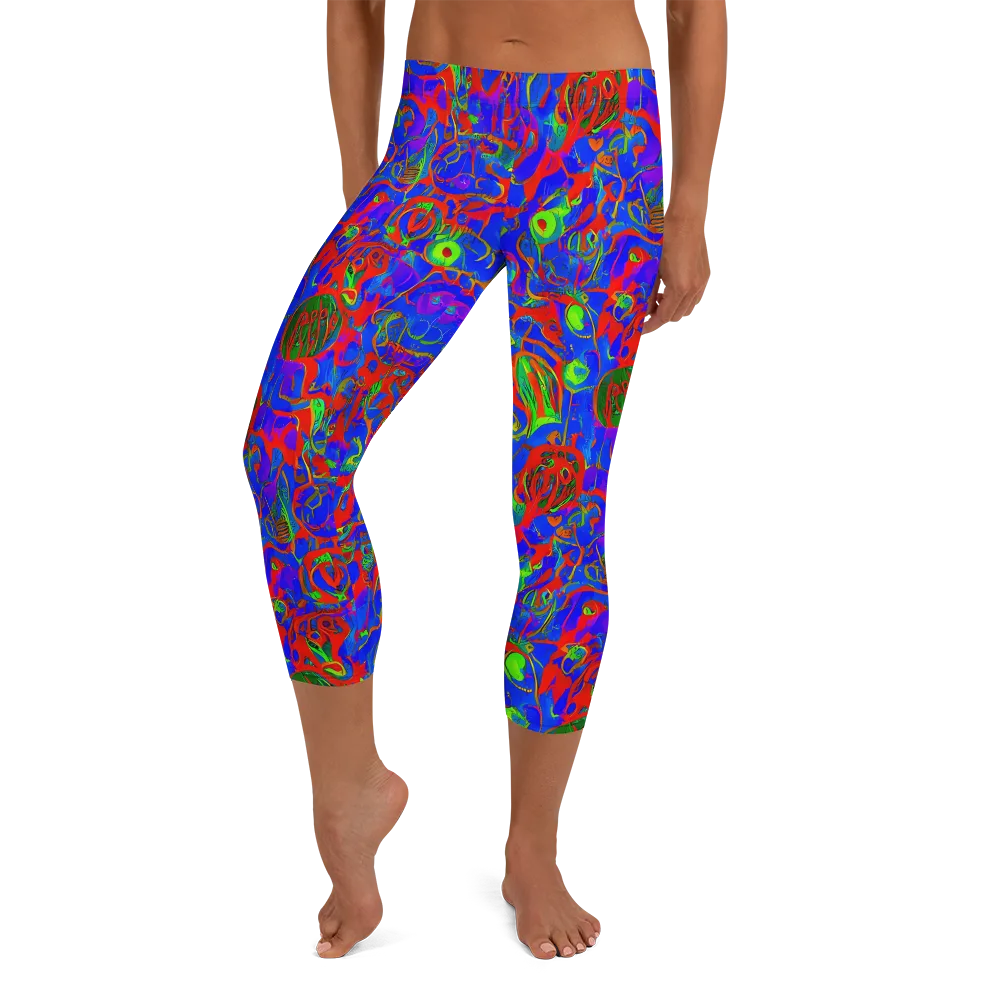 Color Collision on Capri Leggings — Front