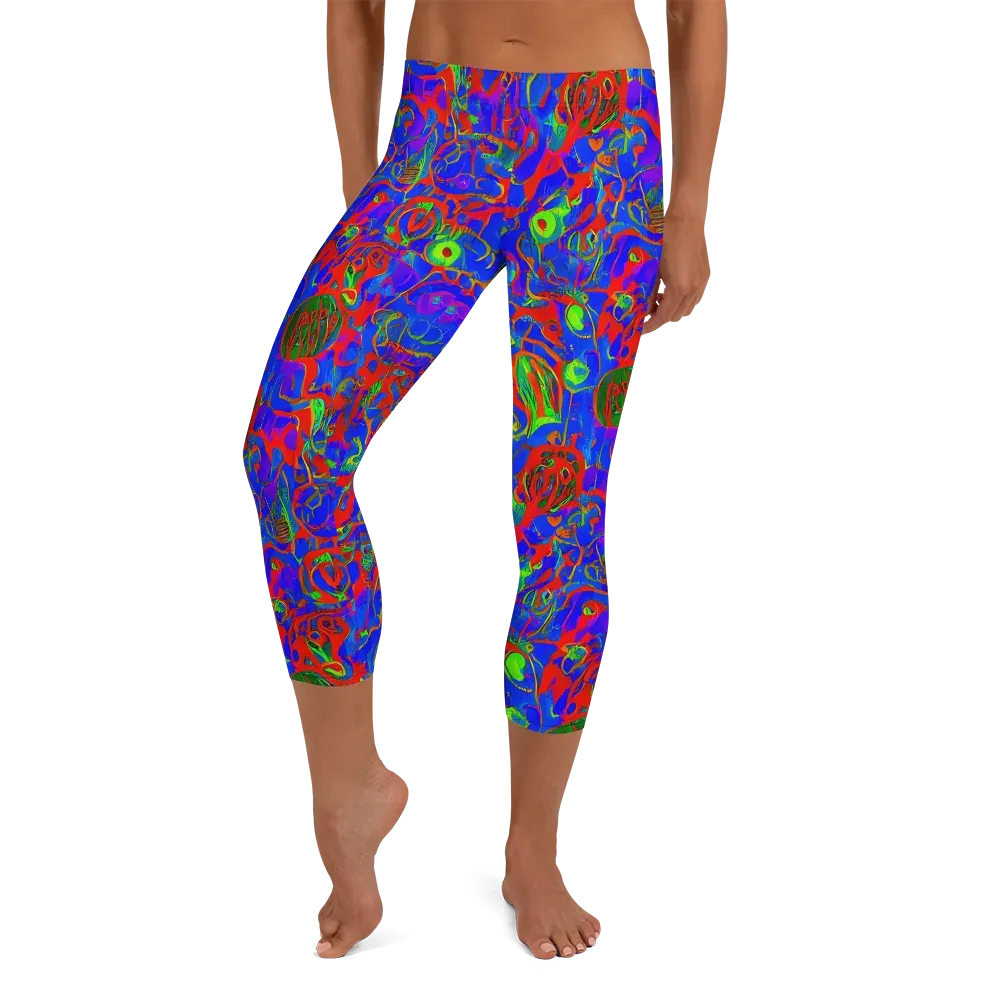 Color Collision on Capri Leggings — Front
