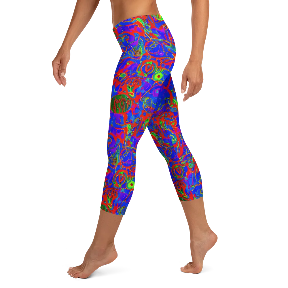 Color Collision on Capri Leggings — Left