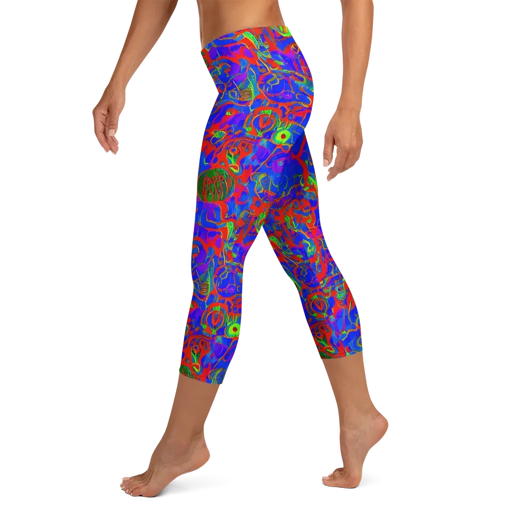 Color Collision on Capri Leggings — Left
