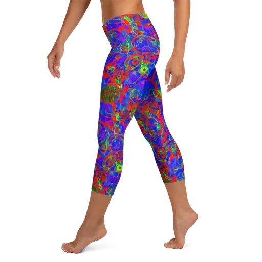 Color Collision on a Capri Leggings