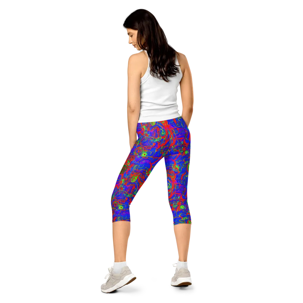 Color Collision on Capri Leggings — Back