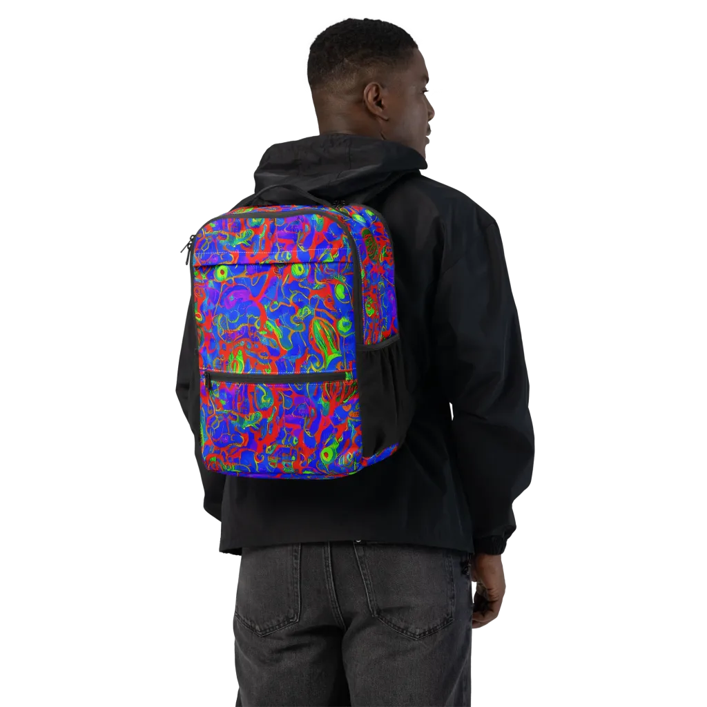 Color Collision on Utility Backpack — Back