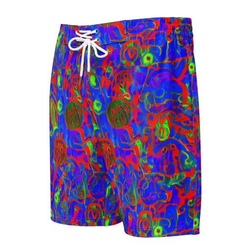 Color Collision on a Men's Board Shorts