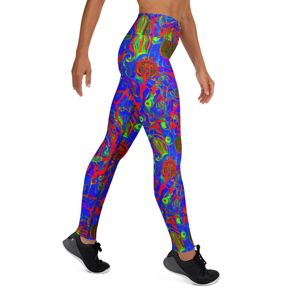 Color Collision on Yoga Leggings — Right