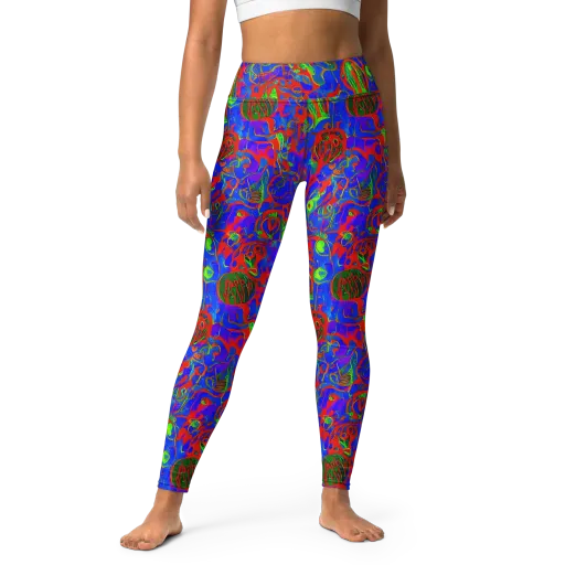 Color Collision on a Yoga Leggings