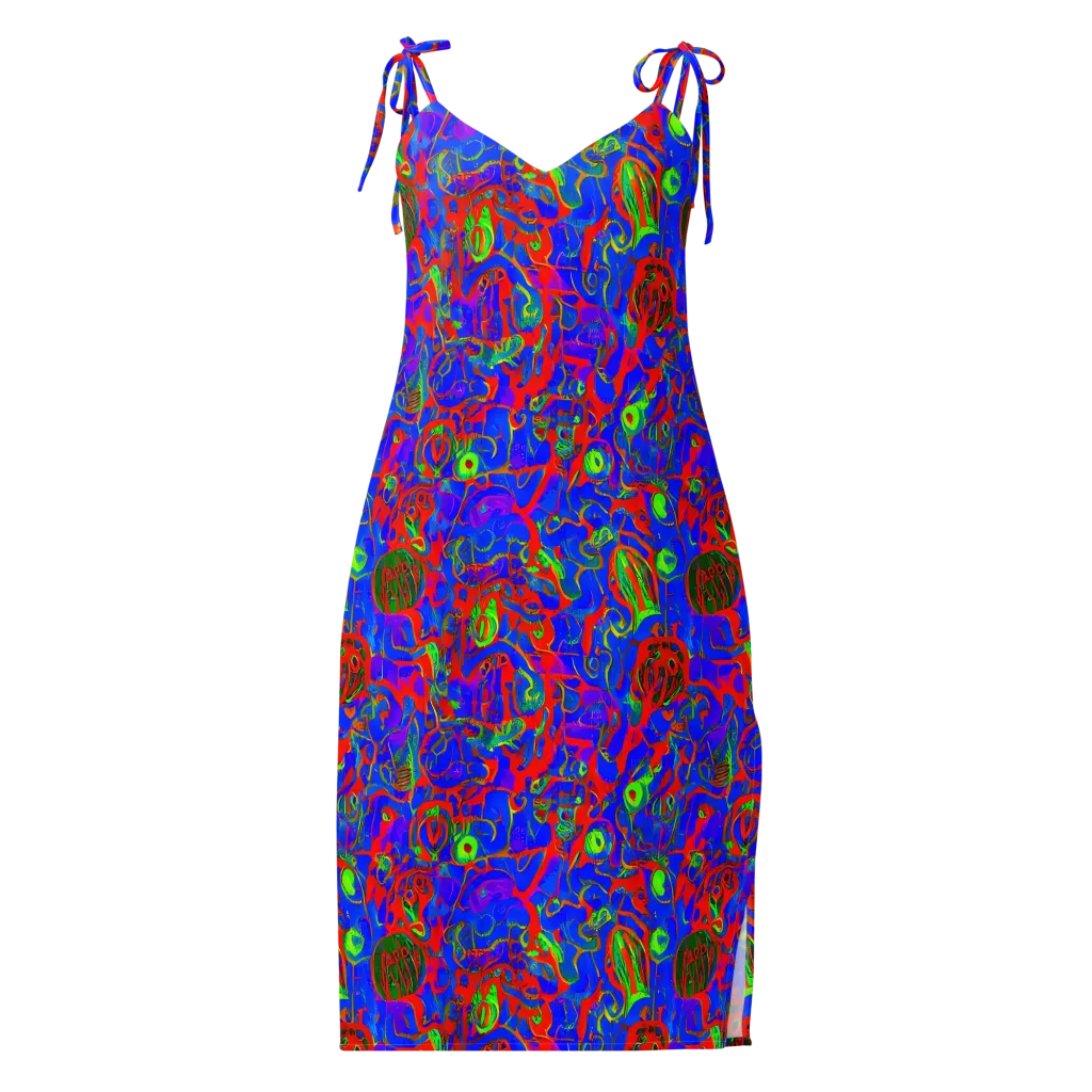 Color Collision on Slip Dress — Front