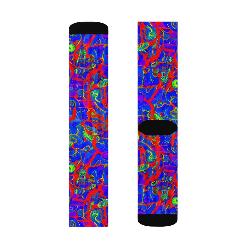 Color Collision on Socks — Right Sock