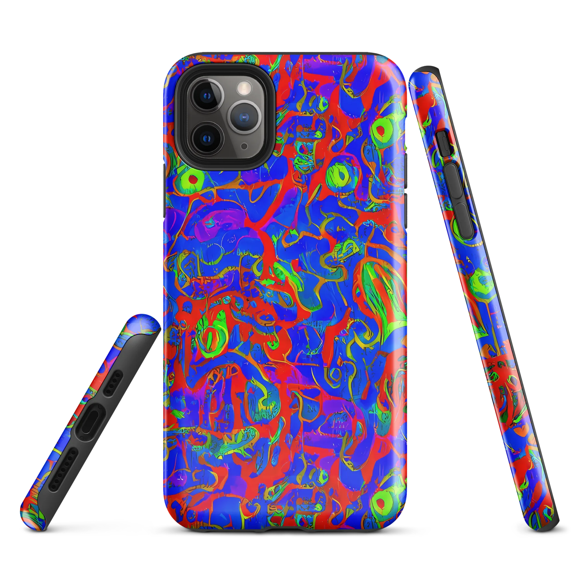 Color Collision on Tough Case for iPhone® — Front