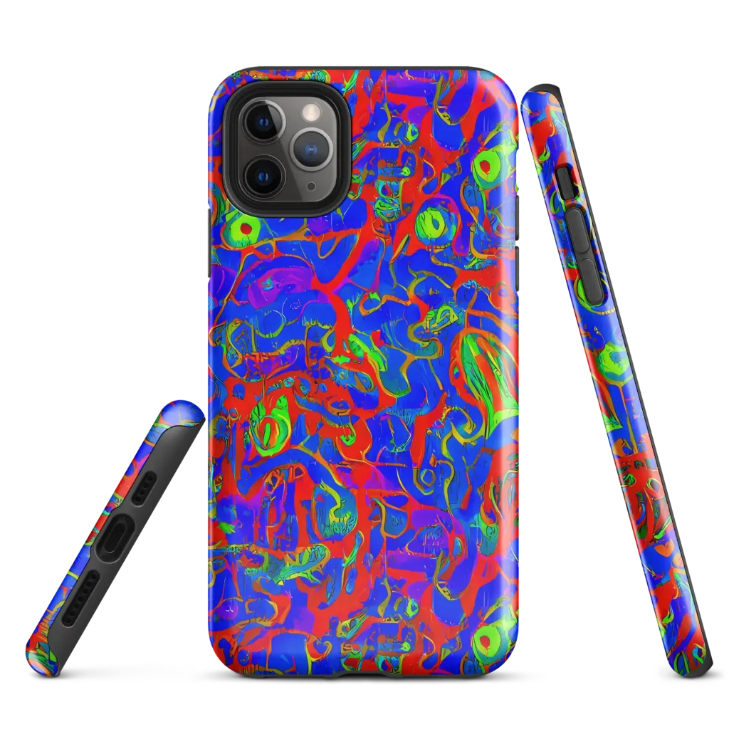 Color Collision on Tough Case for iPhone® — Front