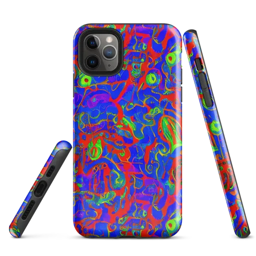 Color Collision on a Tough Case for iPhone®