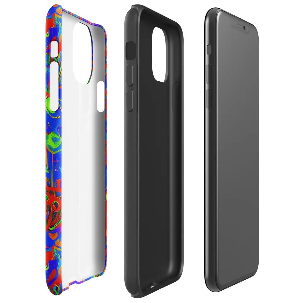 Color Collision on Tough Case for iPhone® — Right