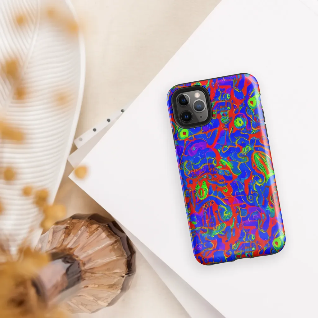 Color Collision on Tough Case for iPhone® — Front