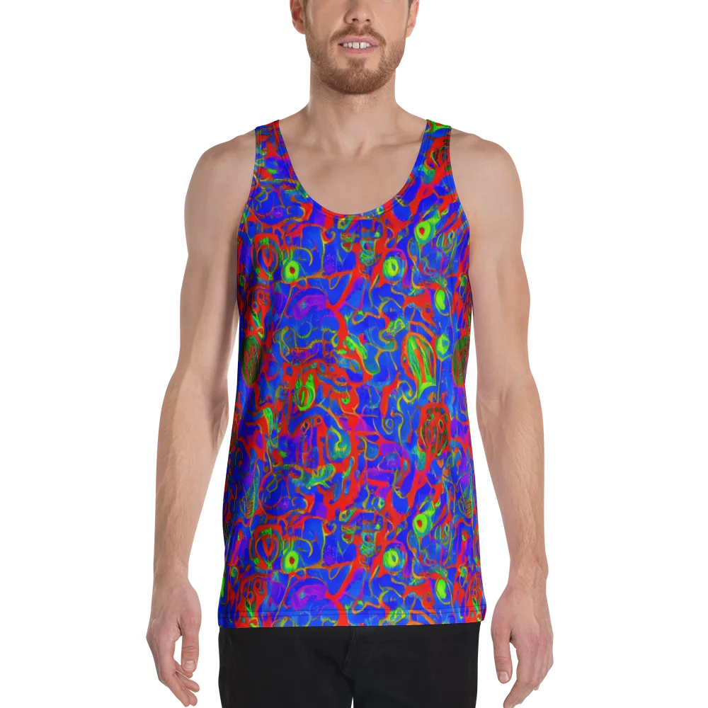 Color Collision on Men's Tank Top — Front