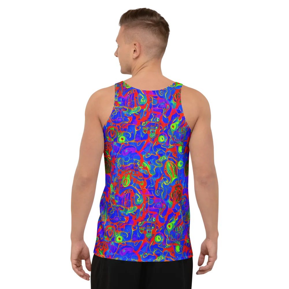 Color Collision on Men's Tank Top — Back