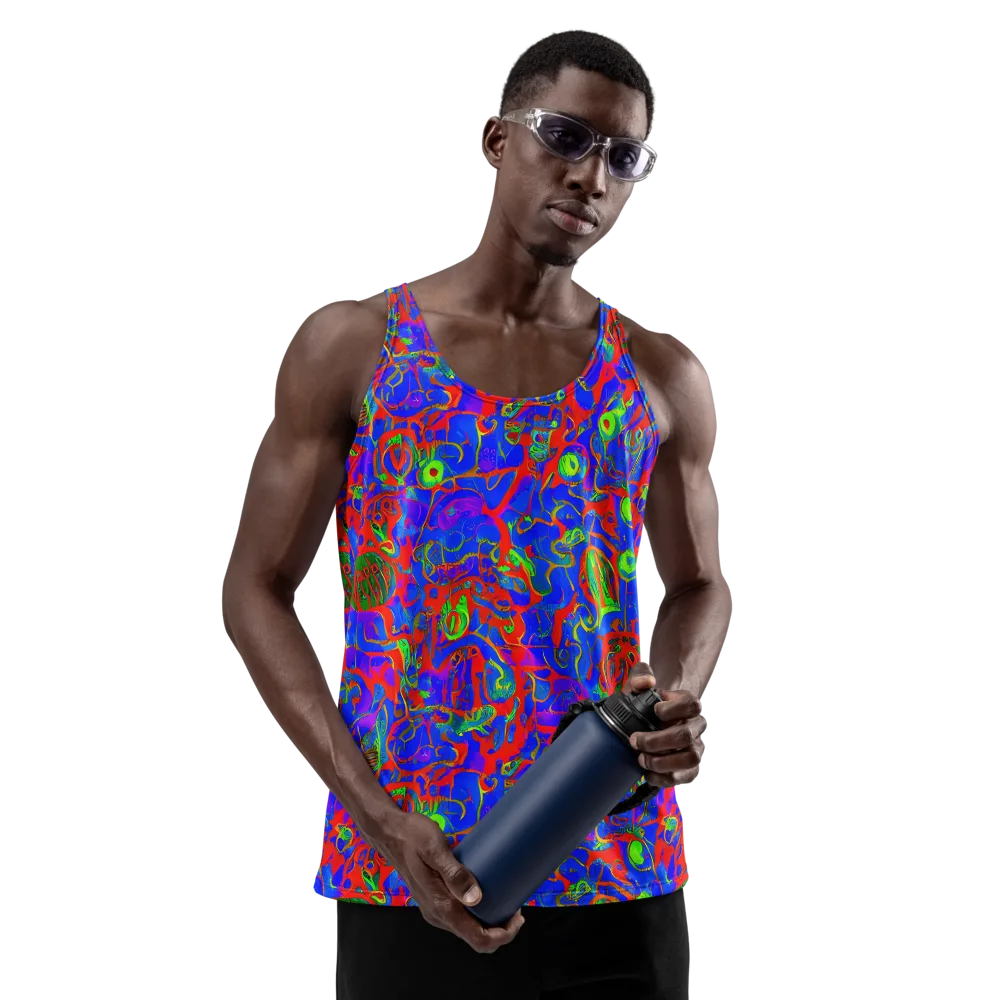 Color Collision on Men's Tank Top — Front