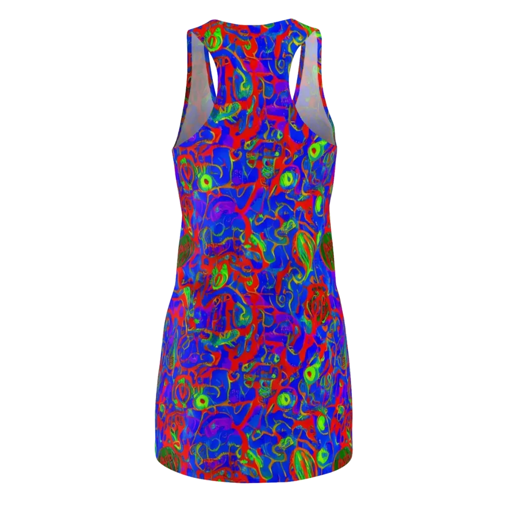 Color Collision on Racerback Dress — Back