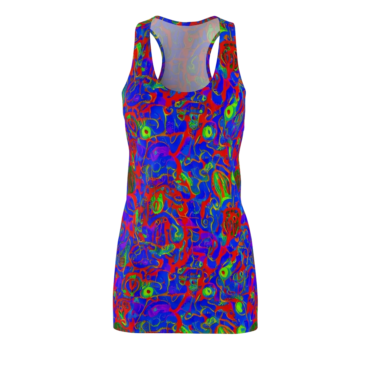 Color Collision on Racerback Dress — Front