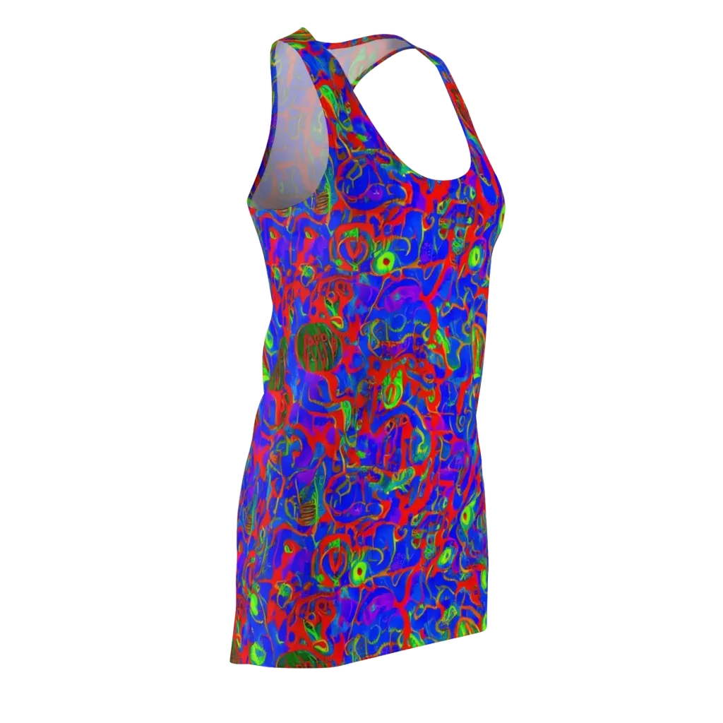 Color Collision on Racerback Dress — Front Side