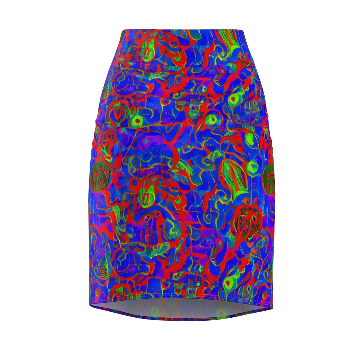 Color Collision on Pencil Skirt — Front