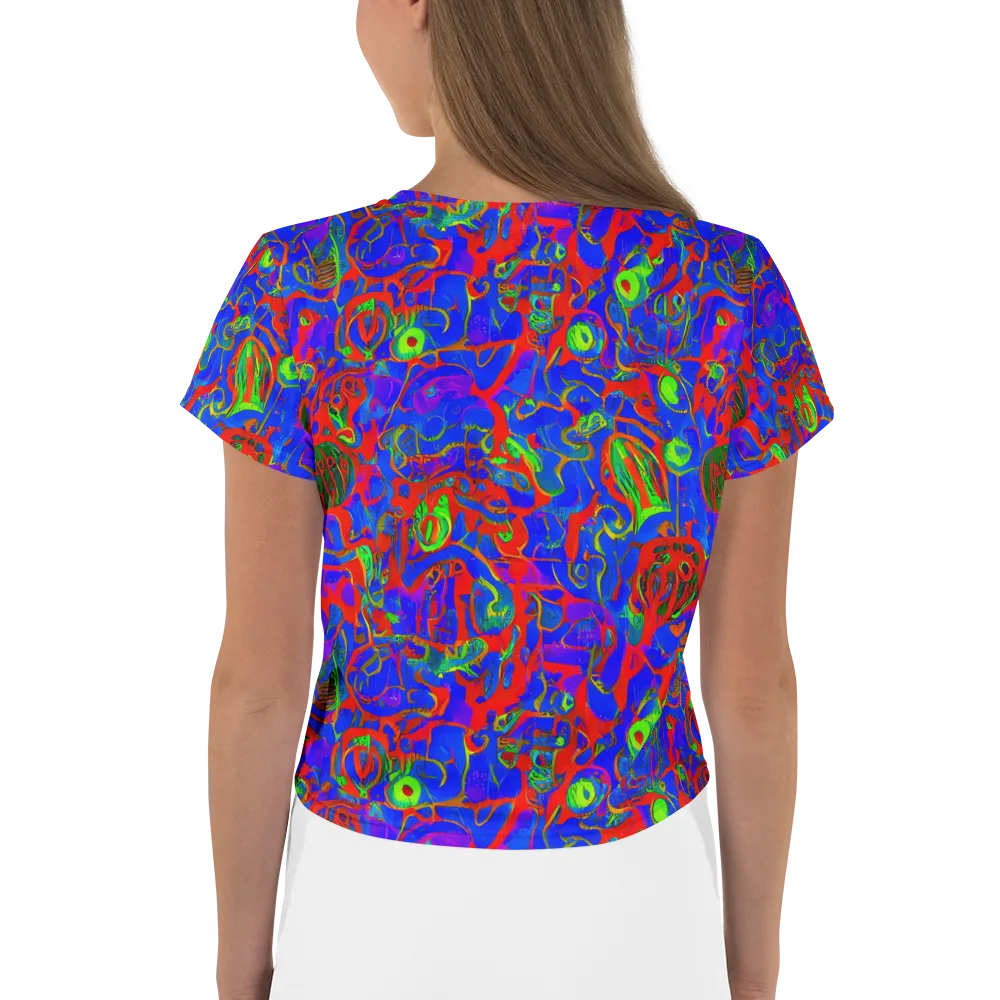 Color Collision on Crop Tee — Back