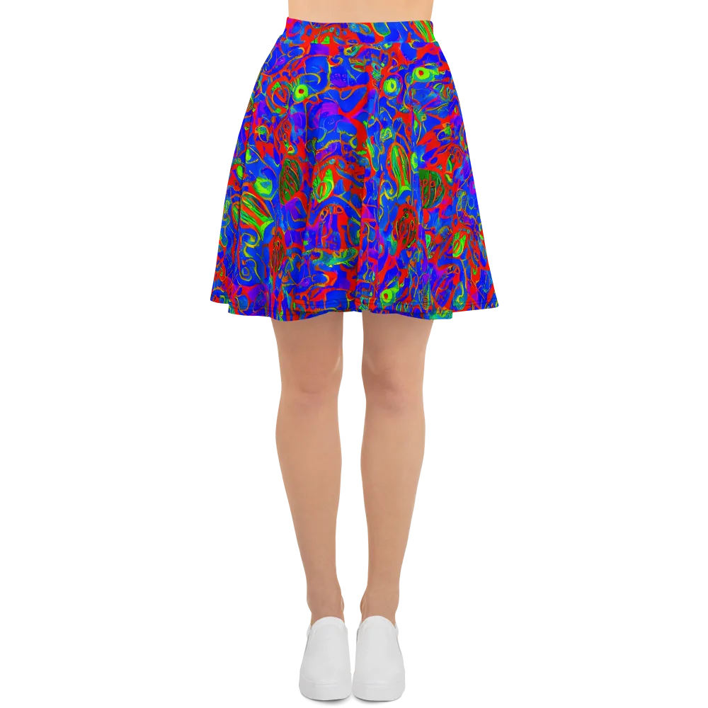 Color Collision on Skater Skirt — Front