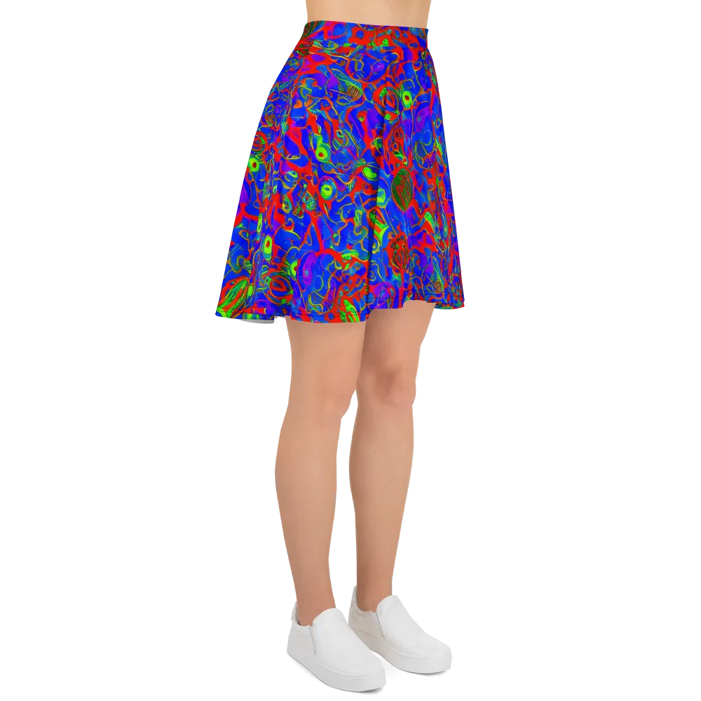 Color Collision on Skater Skirt — Right