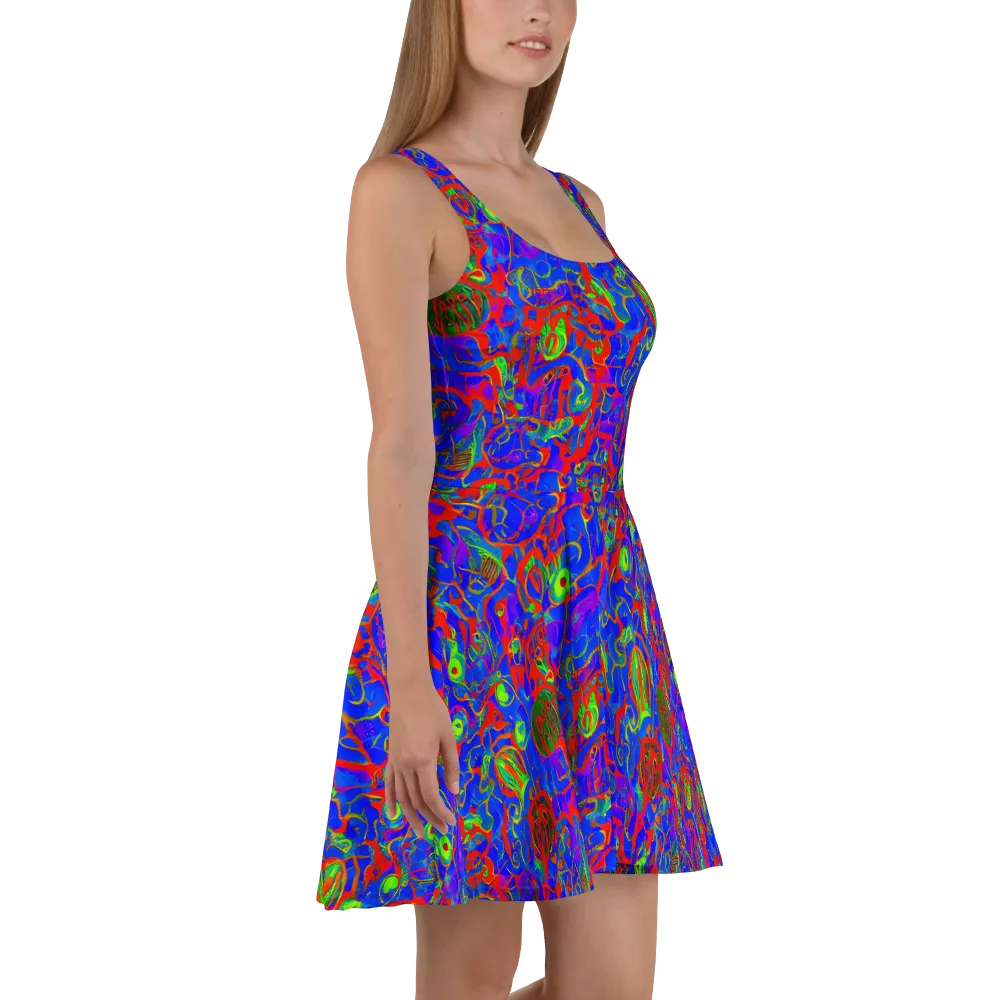 Color Collision on Skater Dress — Right