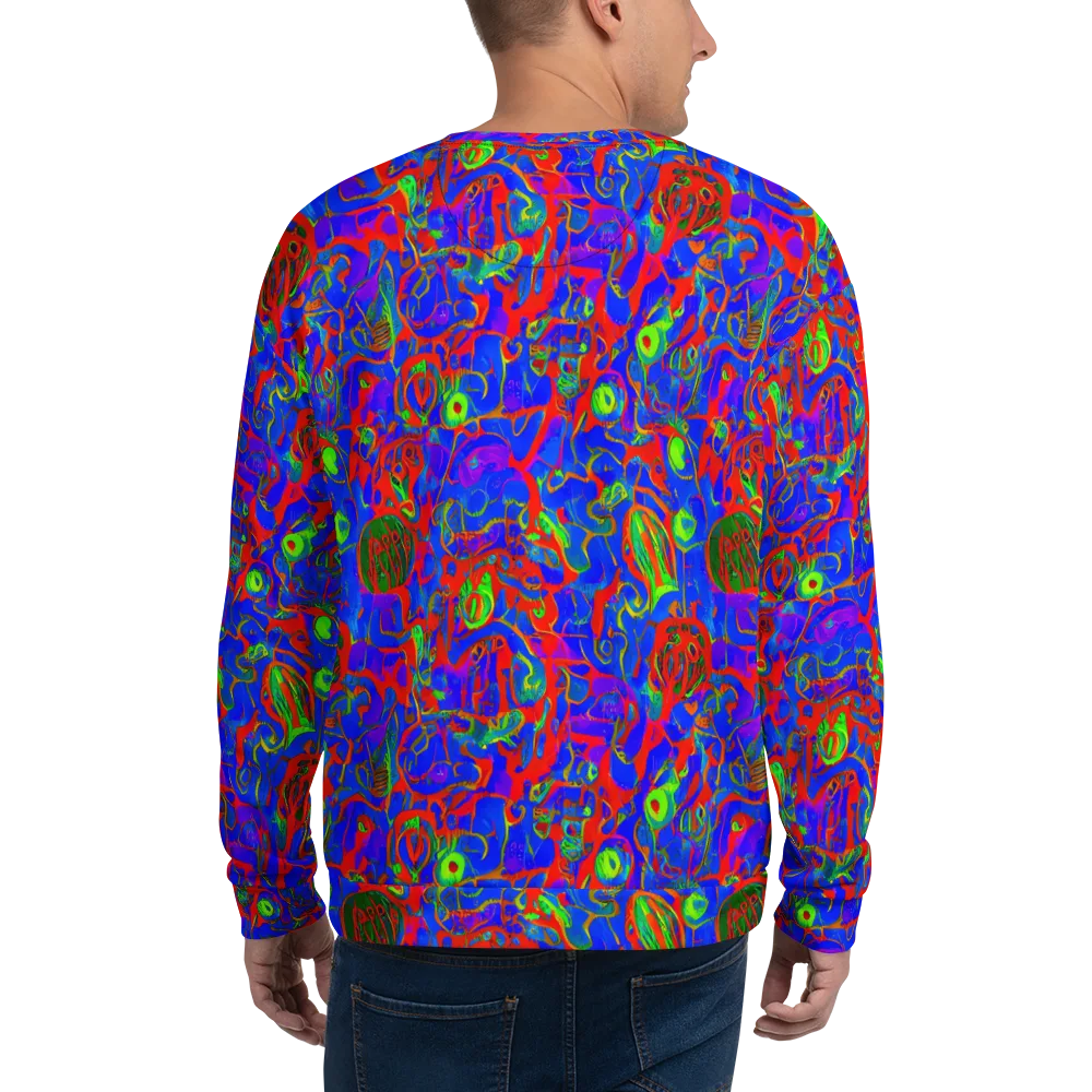 Color Collision on Sweatshirt — Back