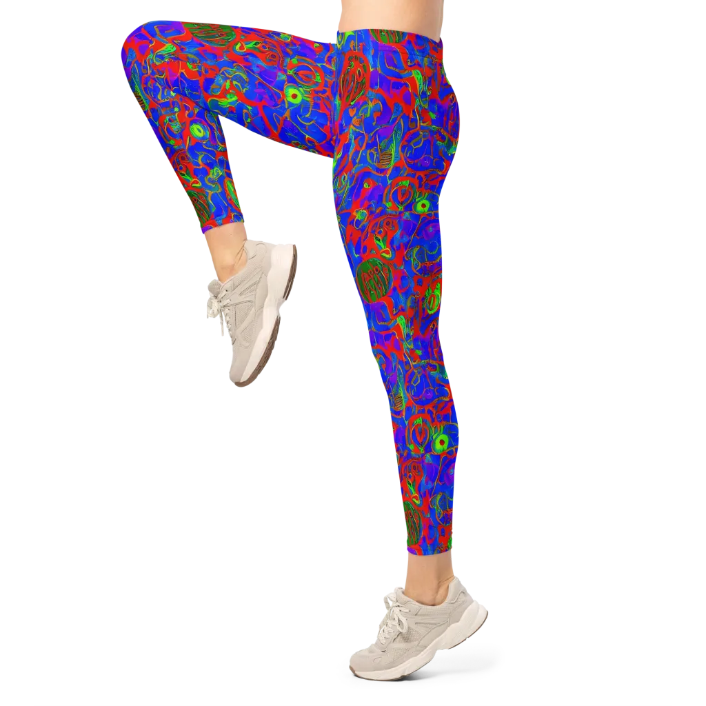 Color Collision on Leggings — Left