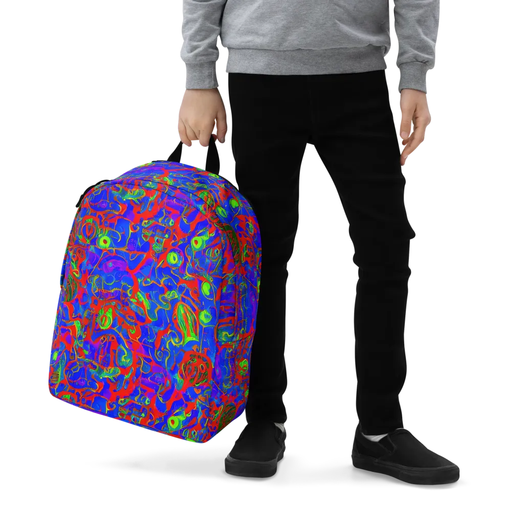 Color Collision on Minimalist Backpack — Zoomed-in
