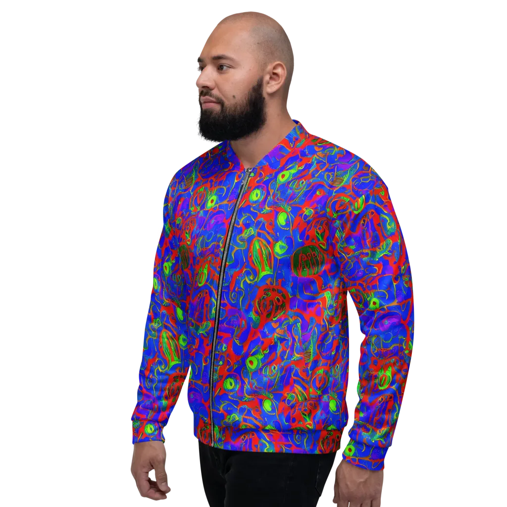 Color Collision on Bomber Jacket — Left
