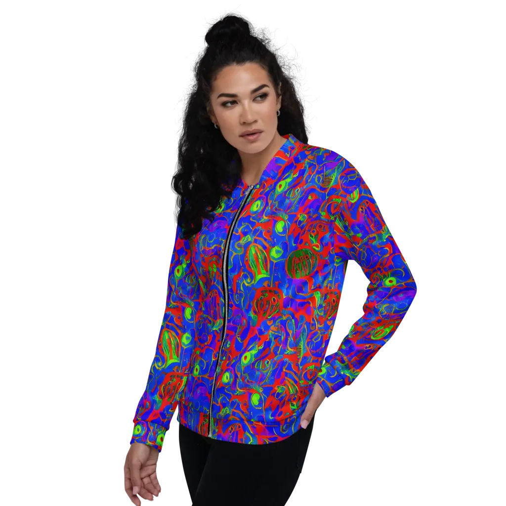 Color Collision on Bomber Jacket — Left