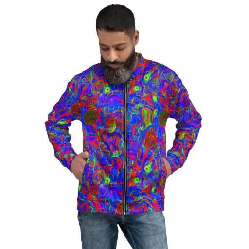 Color Collision on a Bomber Jacket