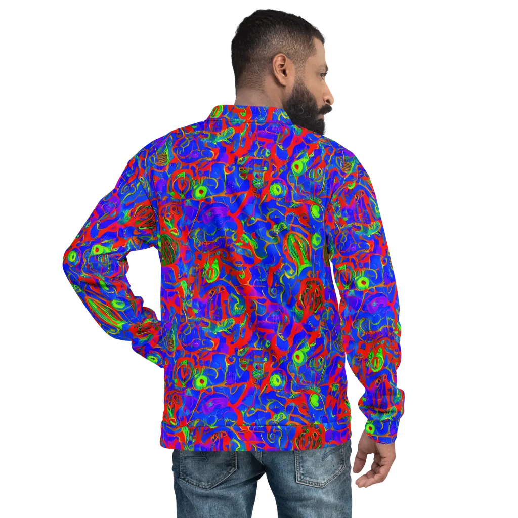 Color Collision on Bomber Jacket — Back