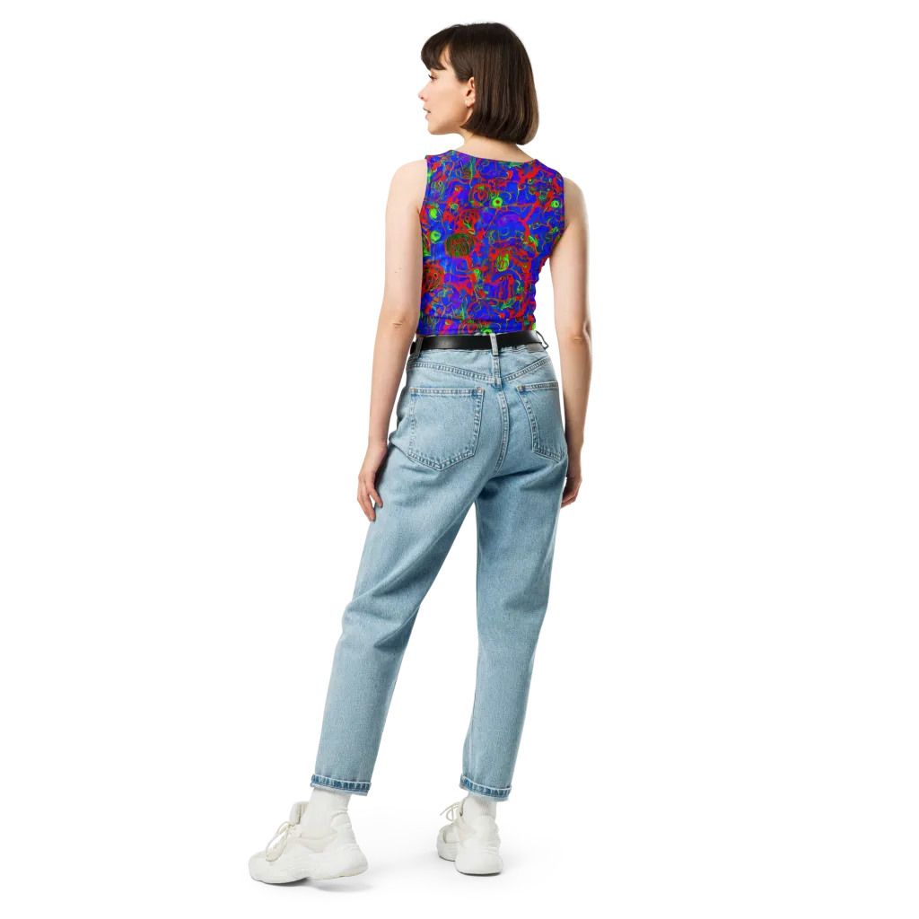 Color Collision on Crop Top — Back