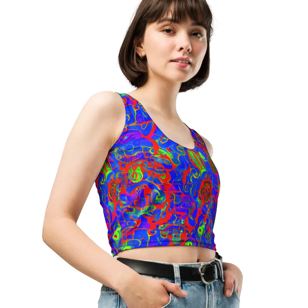 Color Collision on Crop Top — Right Front