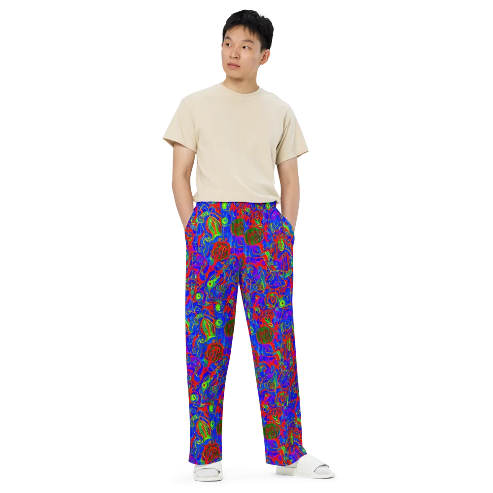 Color Collision on Wide-Leg Pants — Front