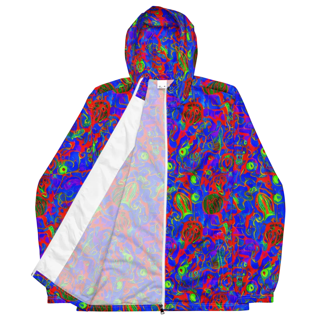 Color Collision on Men's Windbreaker — Front