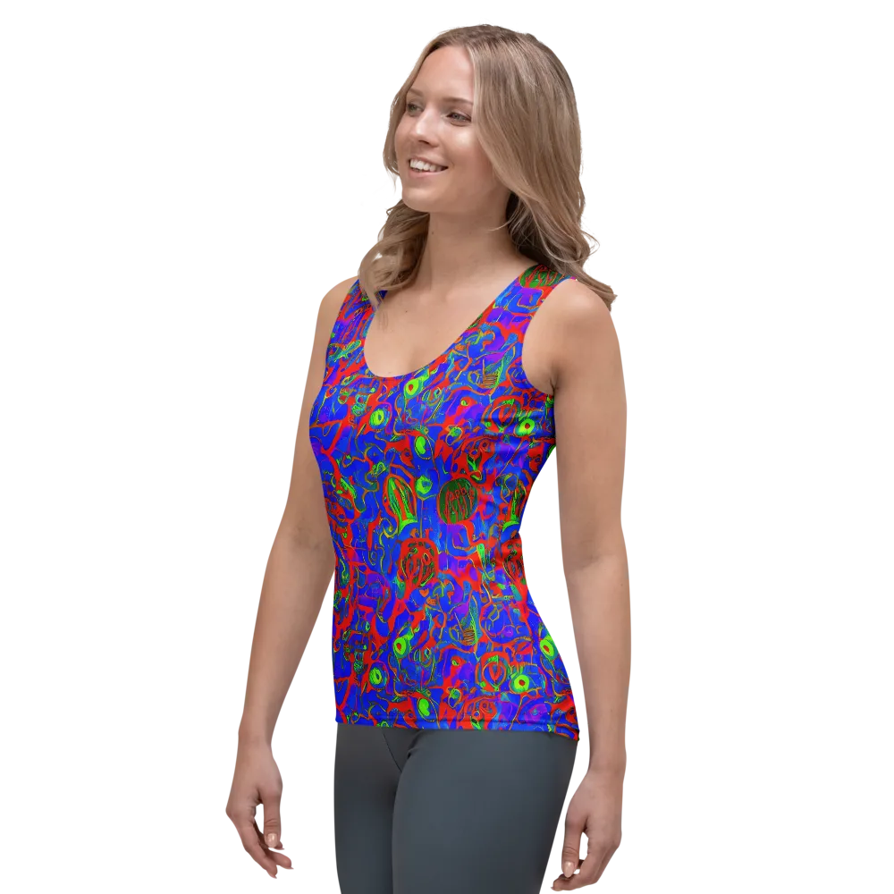 Color Collision on Women's Tank Top — Left Front