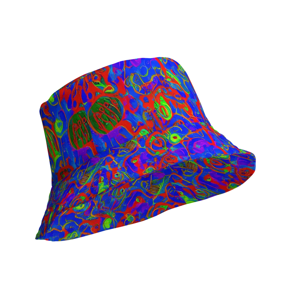 Color Collision on Reversible Bucket Hat — Product details Outside