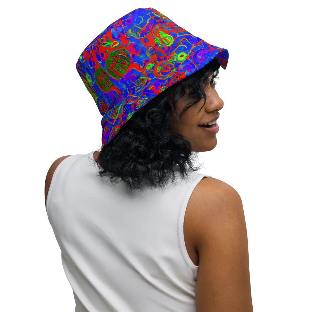 Color Collision on Reversible Bucket Hat — Right Outside