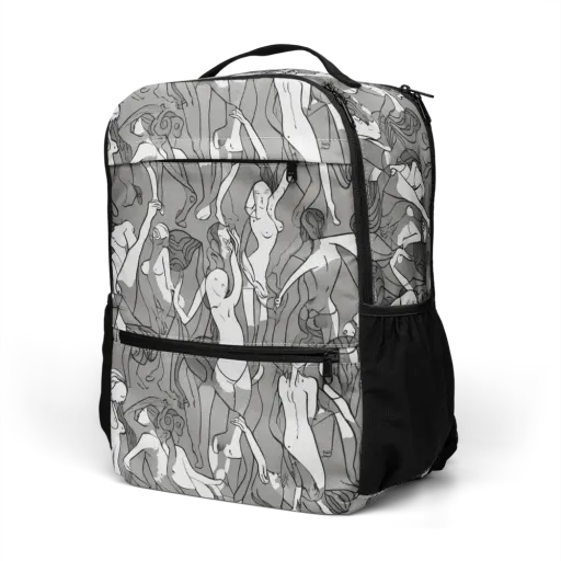 Monochrome Muses on a Utility Backpack