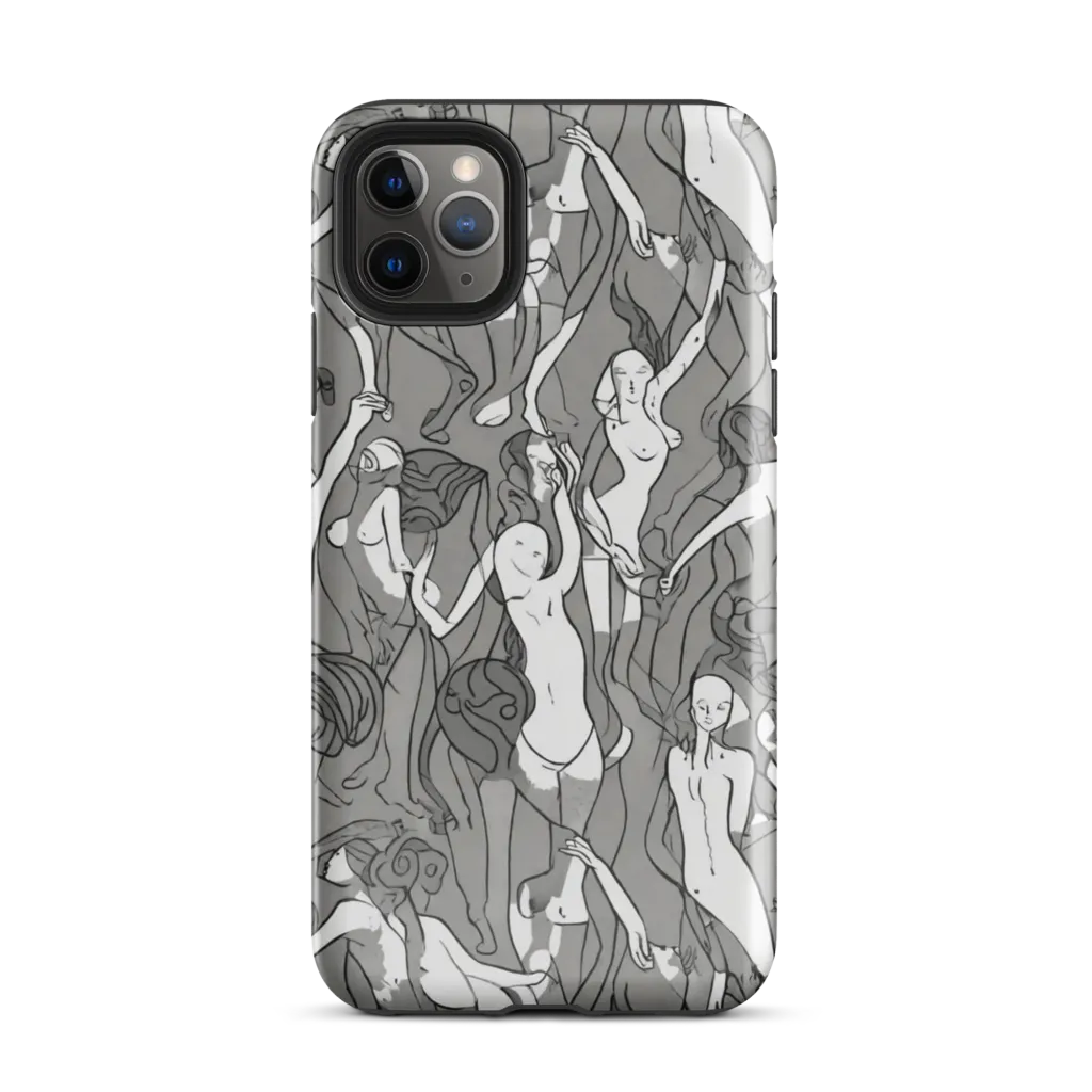 Monochrome Muses on Tough Case for iPhone® — Front