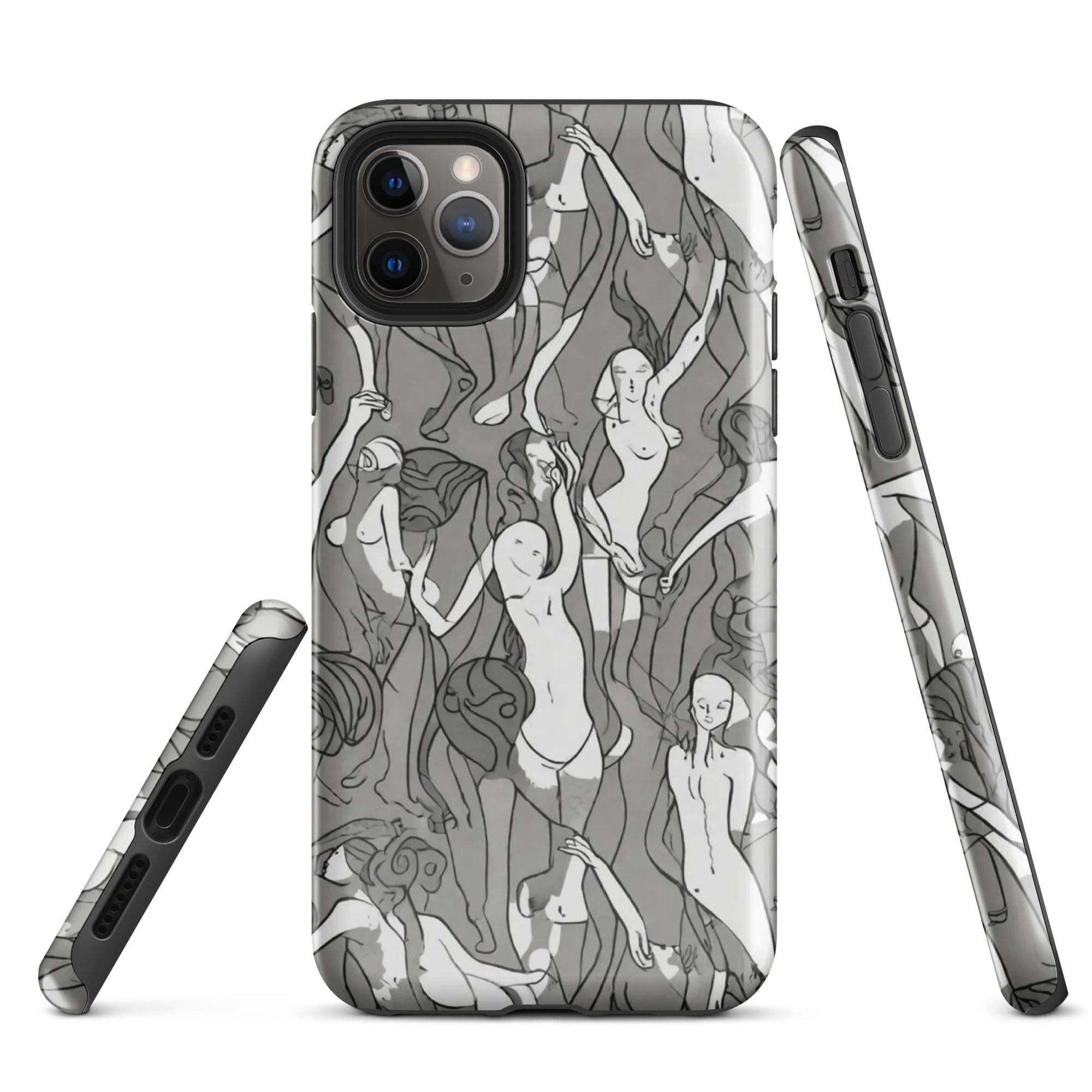 Monochrome Muses on Tough Case for iPhone® — Front