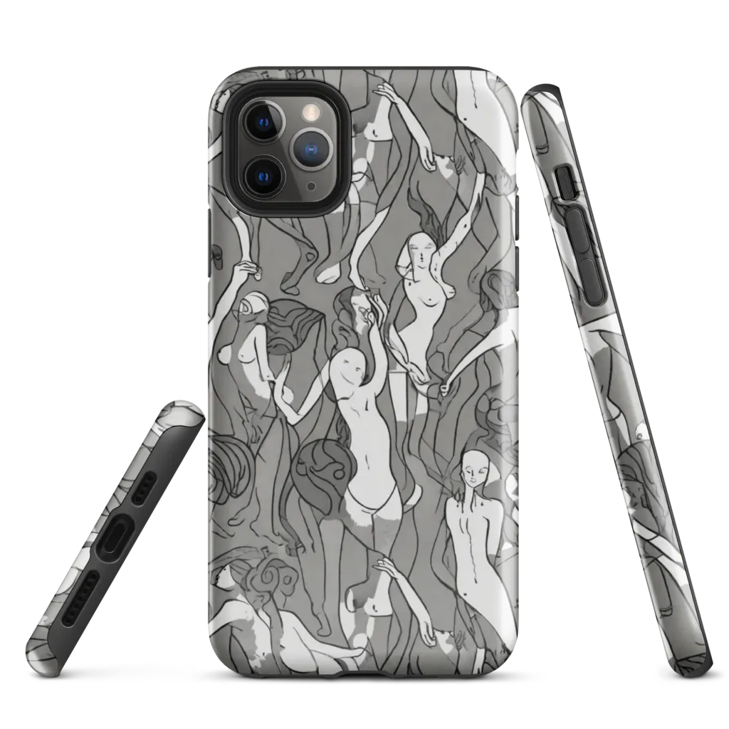Monochrome Muses on Tough Case for iPhone® — Front
