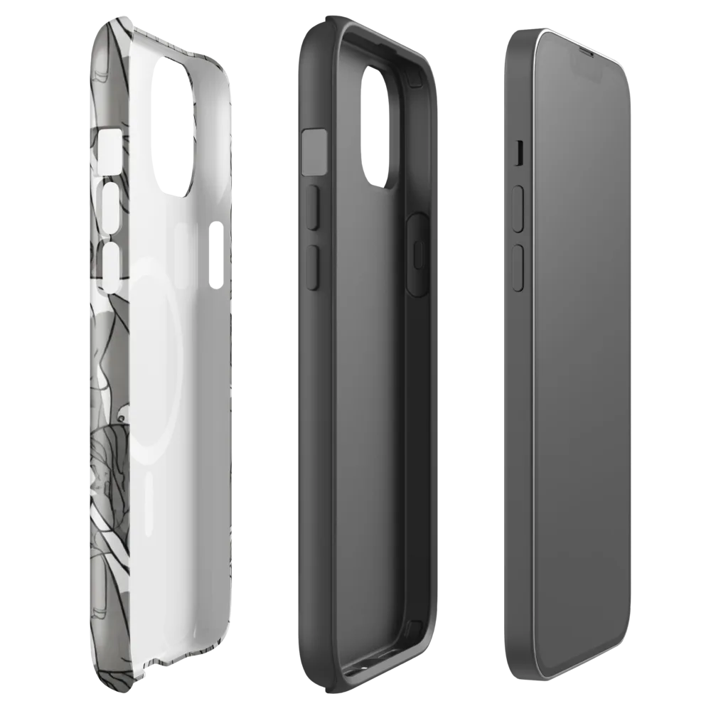 Monochrome Muses on MagSafe Tough Case for iPhone® — Front