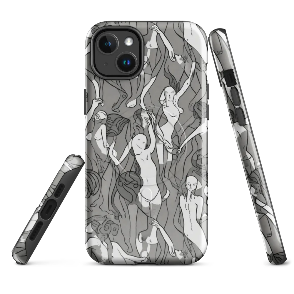 Monochrome Muses on MagSafe Tough Case for iPhone® — Front